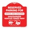 Signmission Unauthorized Vehicles Towed Away, Red & White Aluminum Architectural Sign, 18" x 18", RW-1818-22774 A-DES-RW-1818-22774 - alternate 1